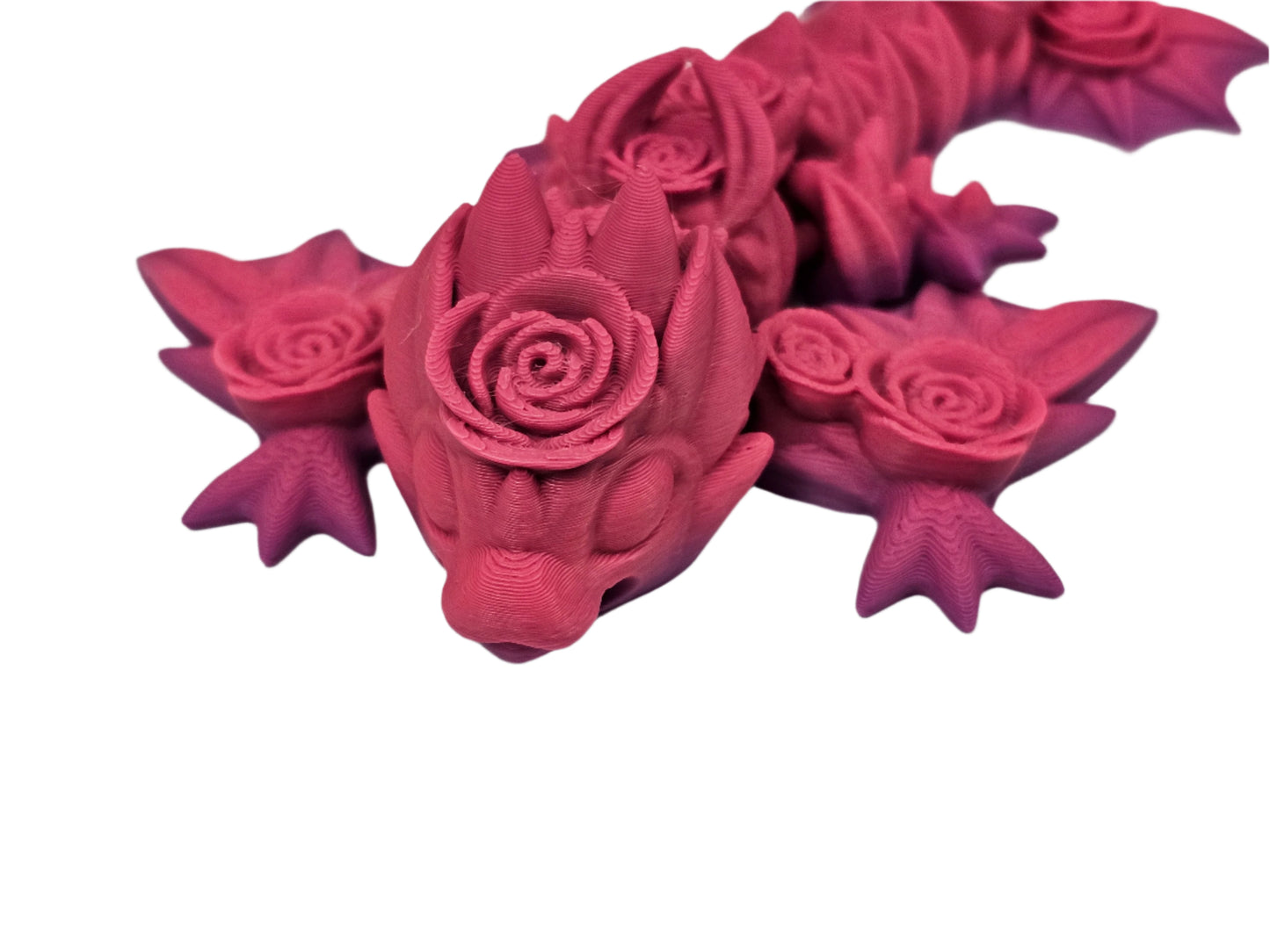 Tiny Rose Dragon (3D Printed)