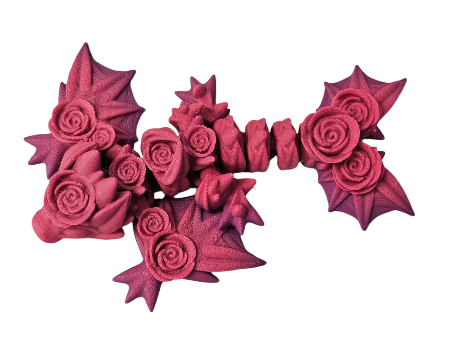 Tiny Rose Dragon (3D Printed)