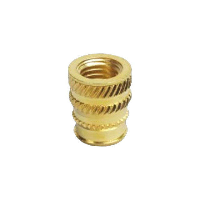 Brass Heat Set Threaded Insert for Plastic - M4x0.7mm